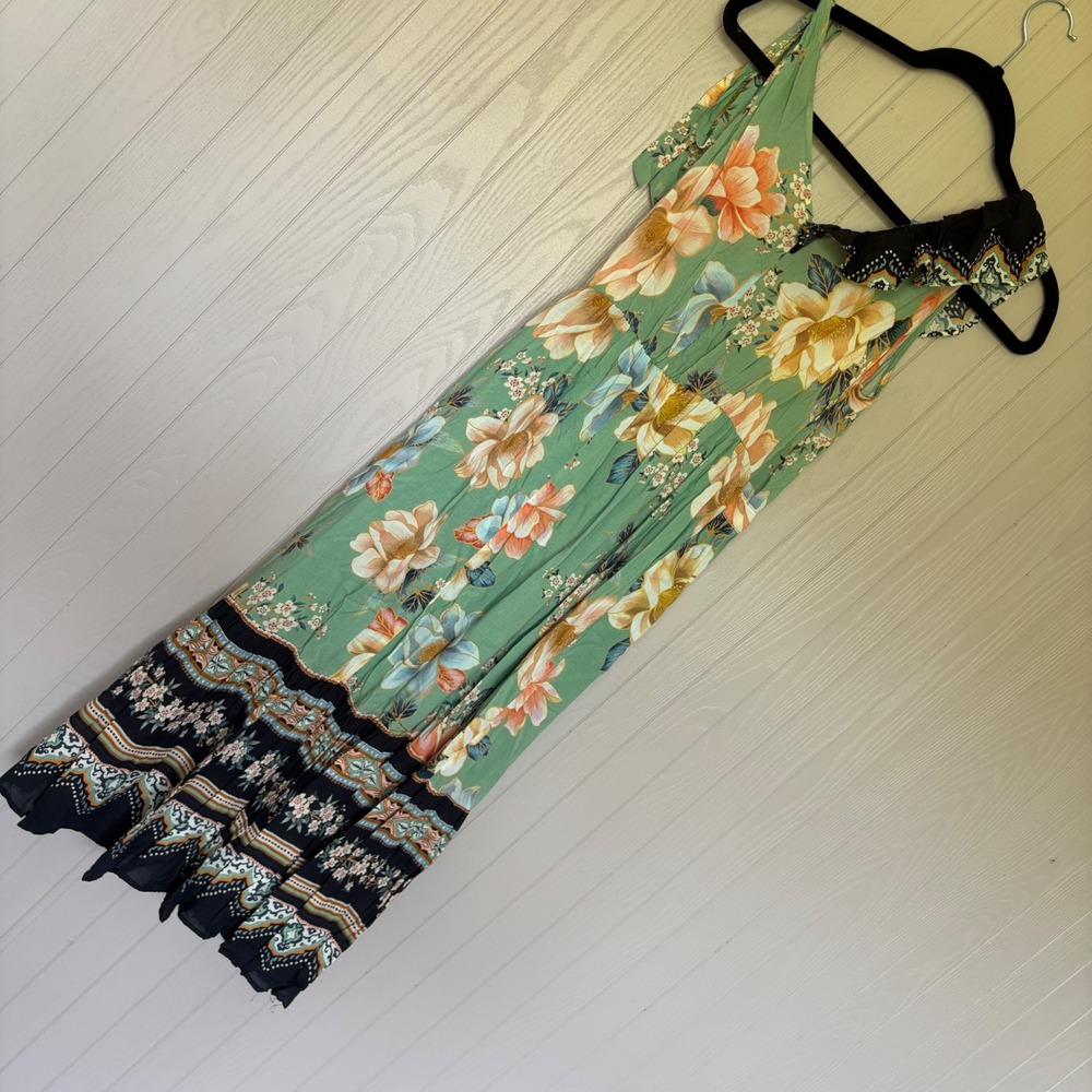 Anthropology Farm Rio Floral Print Monica Wrap Dress size XS - Picture 9 of 16